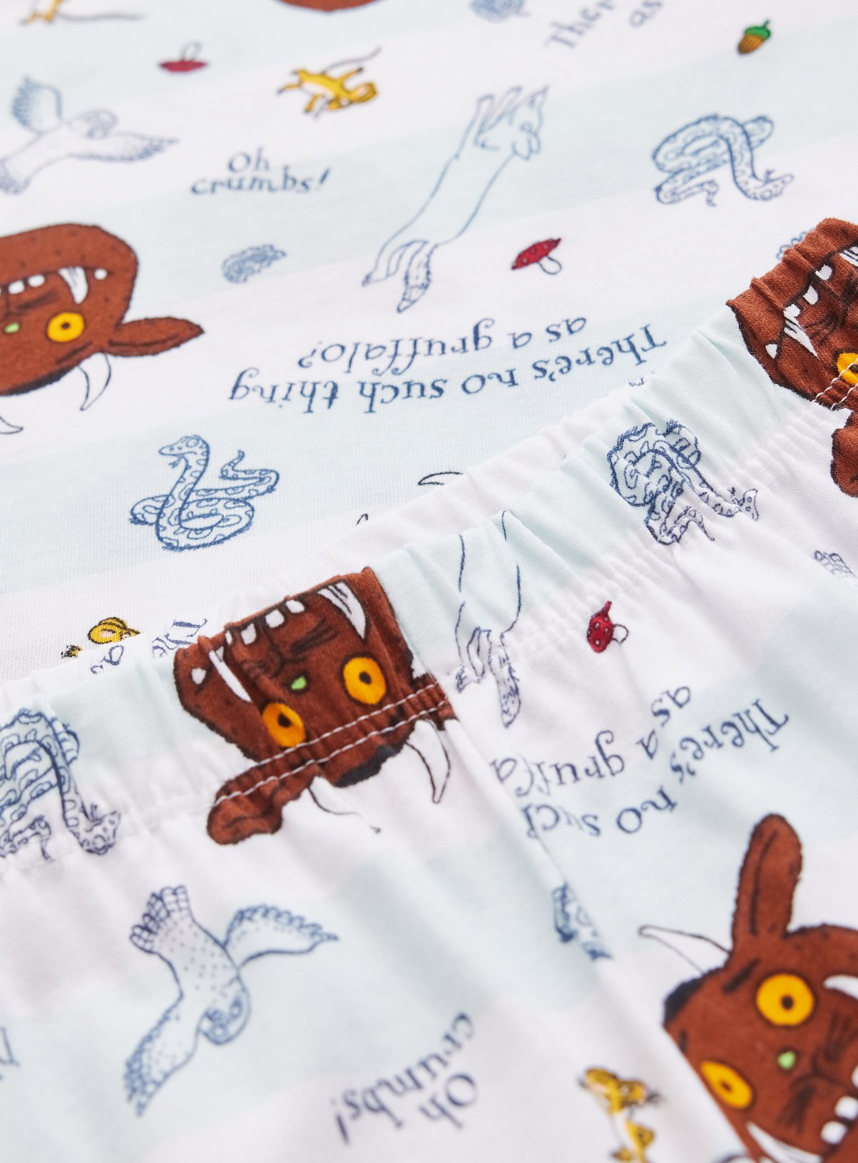 Light Blue Gruffalo Print Pyjamas 3-4 years - Image 2 thumbnail